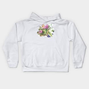 Australian native flowers arrangement design Kids Hoodie